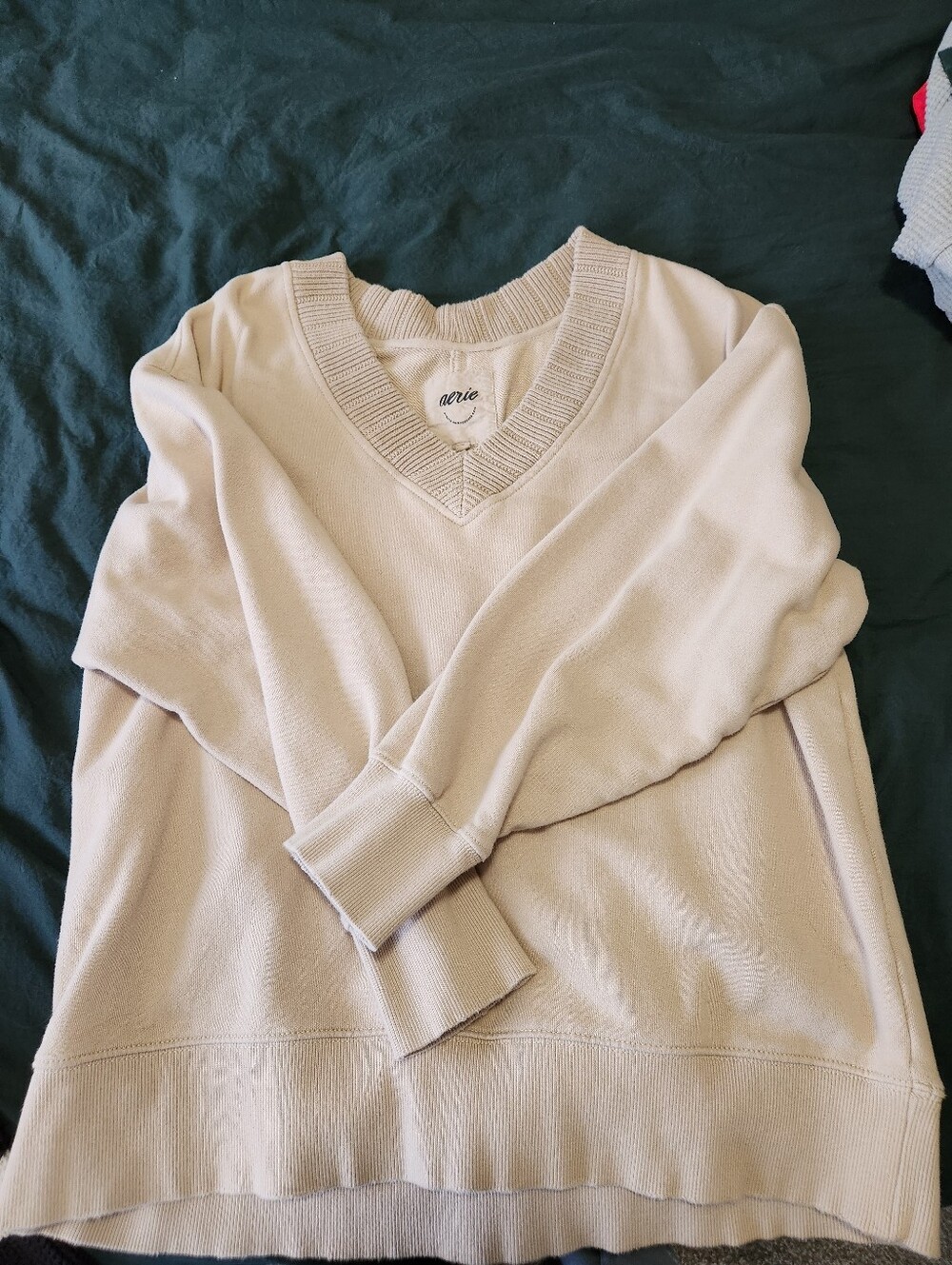 Aerie Oversized Vneck Sweatshirt